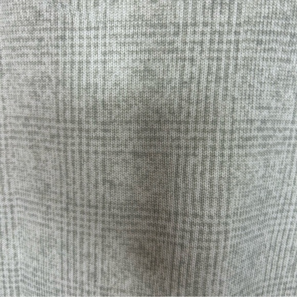 J.Crew Factory sweater sweatshirt plaid gray size medium - Picture 6 of 10